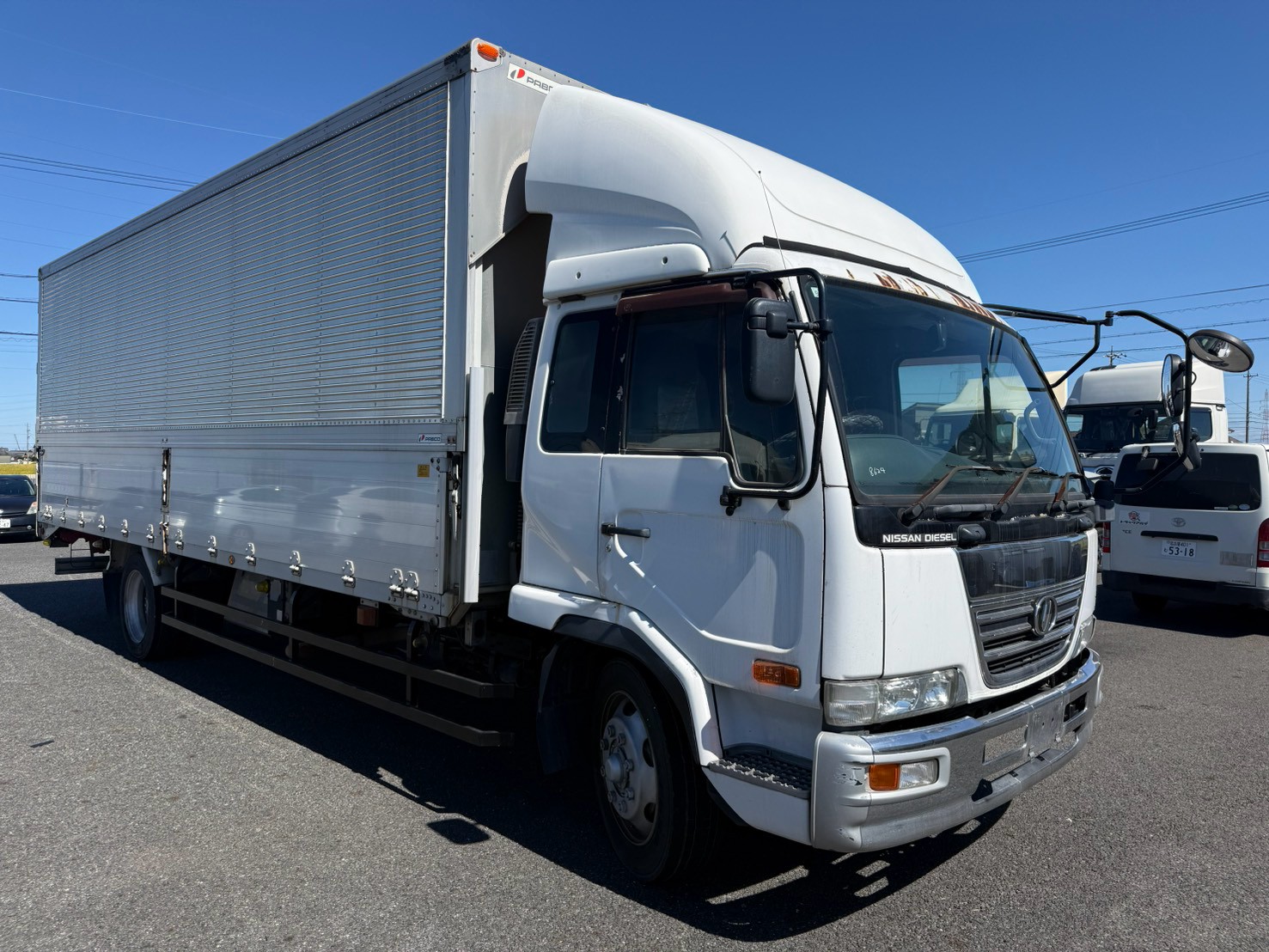 ニッサンディーゼル 中型増トンワイド  アルミウィング PK-PK37A