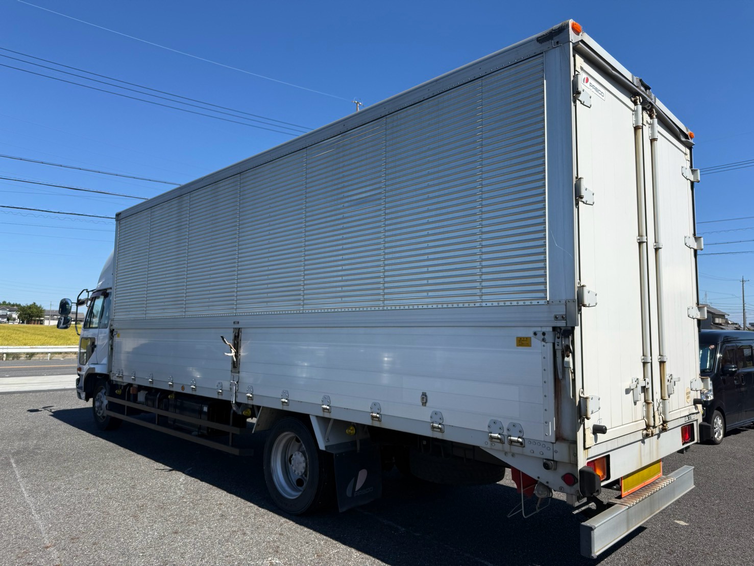 ニッサンディーゼル 中型増トンワイド  アルミウィング PK-PK37A