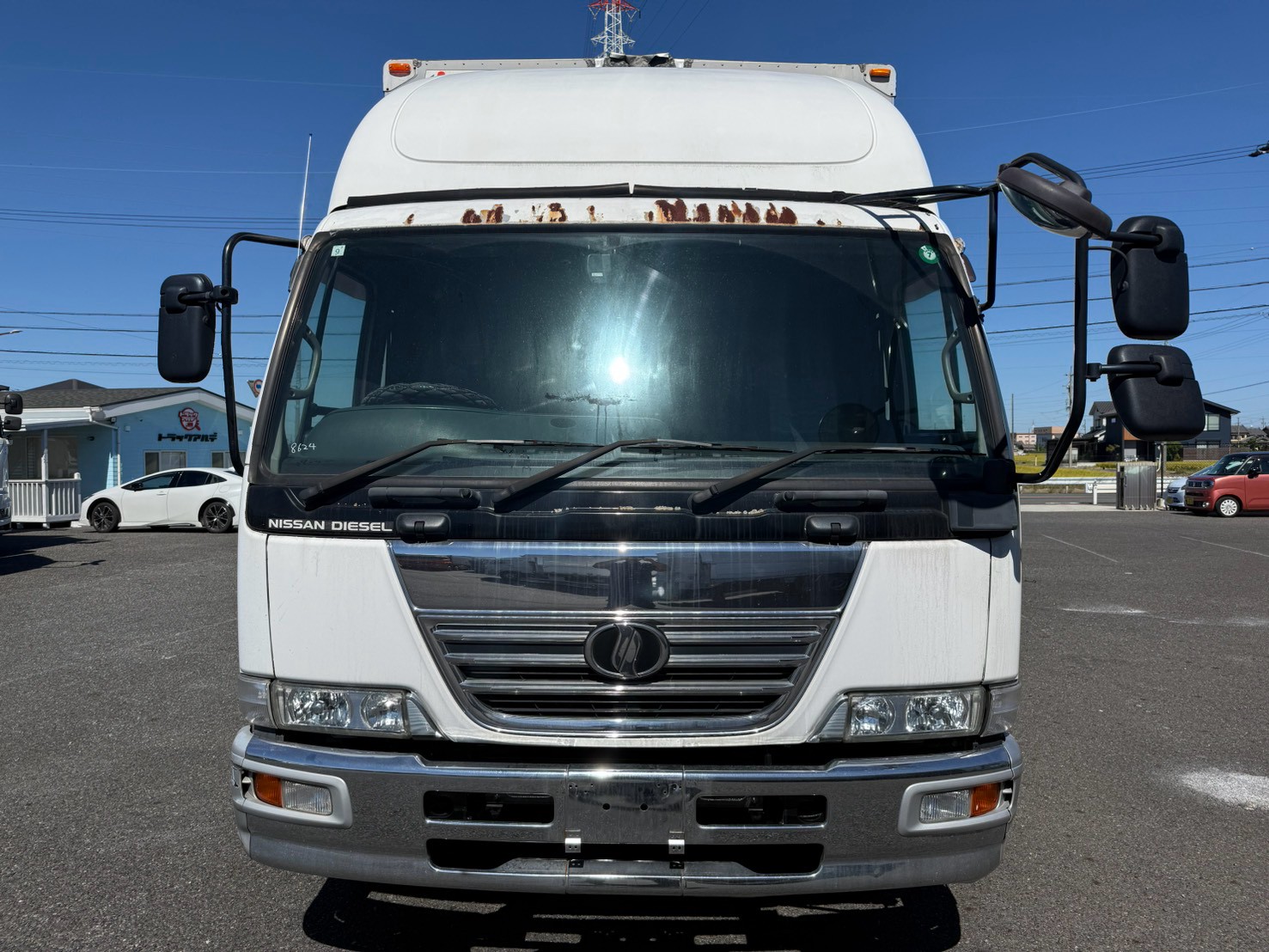 ニッサンディーゼル 中型増トンワイド  アルミウィング PK-PK37A