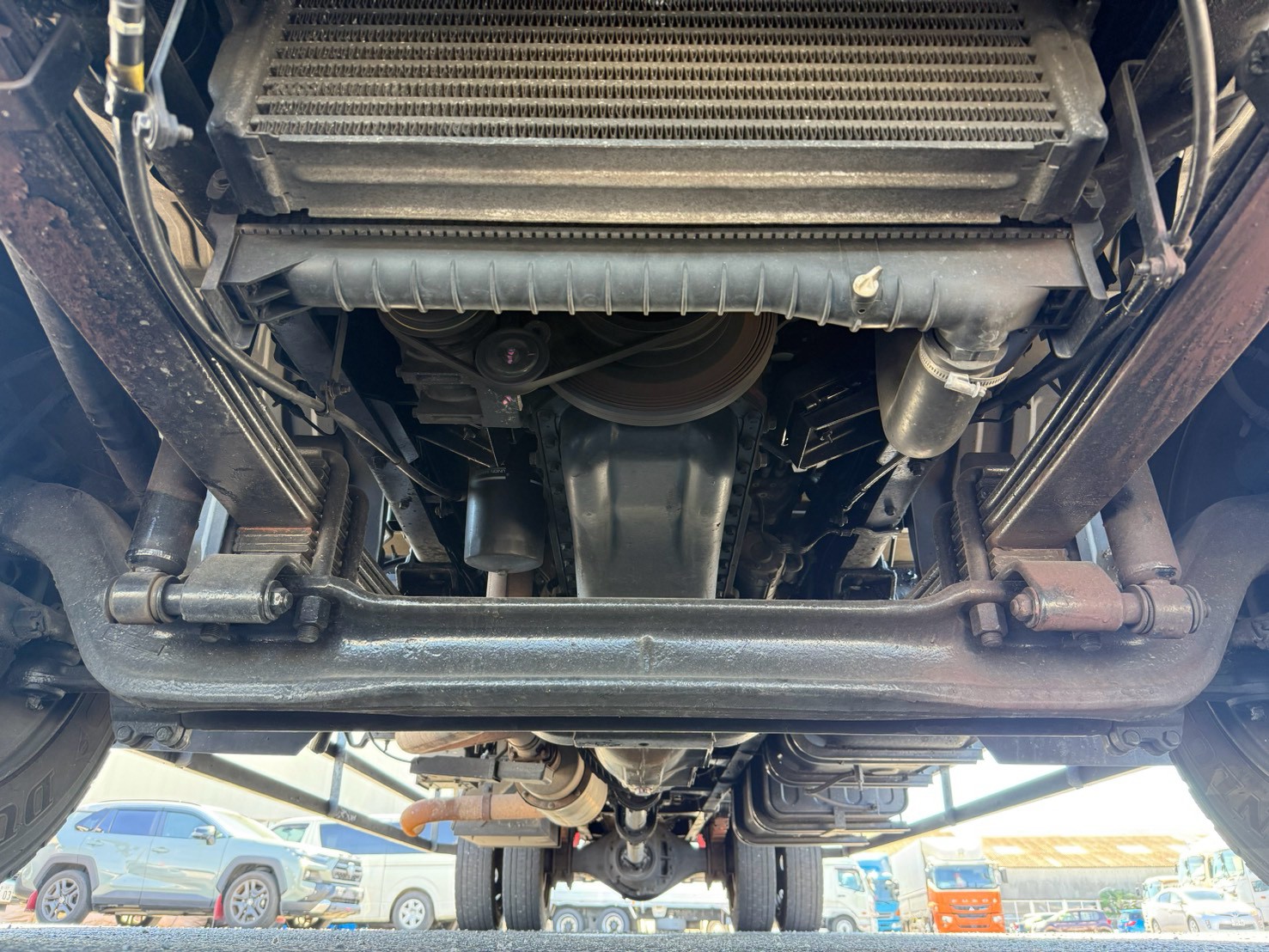 ニッサンディーゼル 中型増トンワイド  アルミウィング PK-PK37A