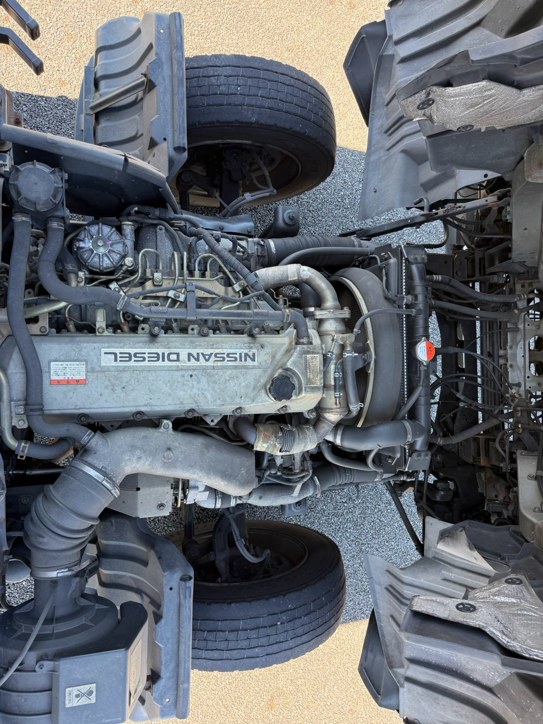 ニッサンディーゼル 中型増トンワイド  アルミウィング PK-PK37A
