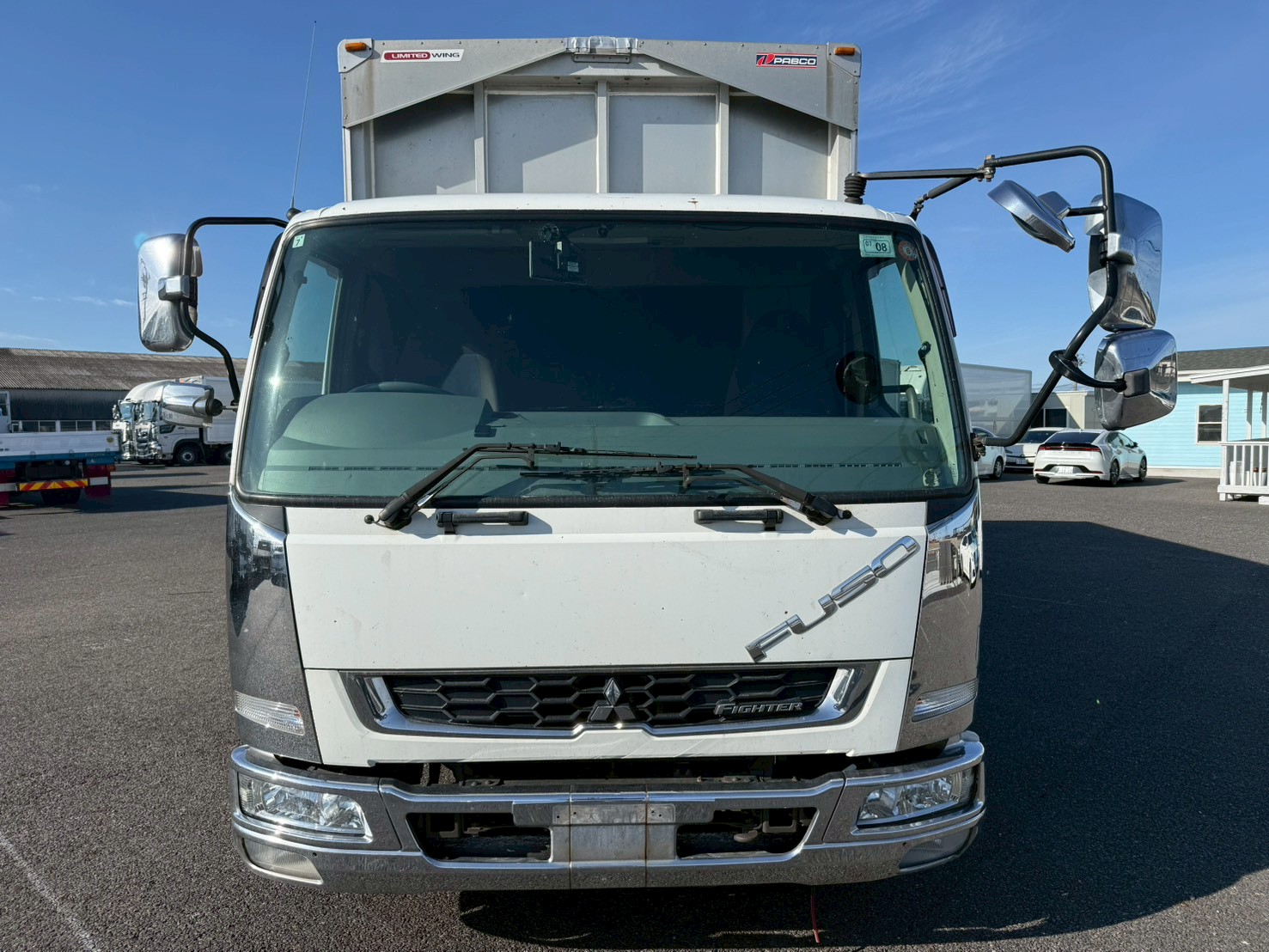 三菱 中型ワイド ファイター アルミウィング TKG-FK64F