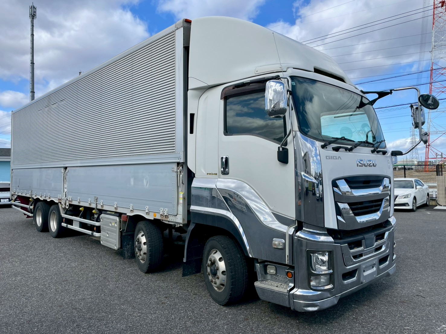 いすゞ 10t超 ギガ アルミウィング 2PG-CYJ77C