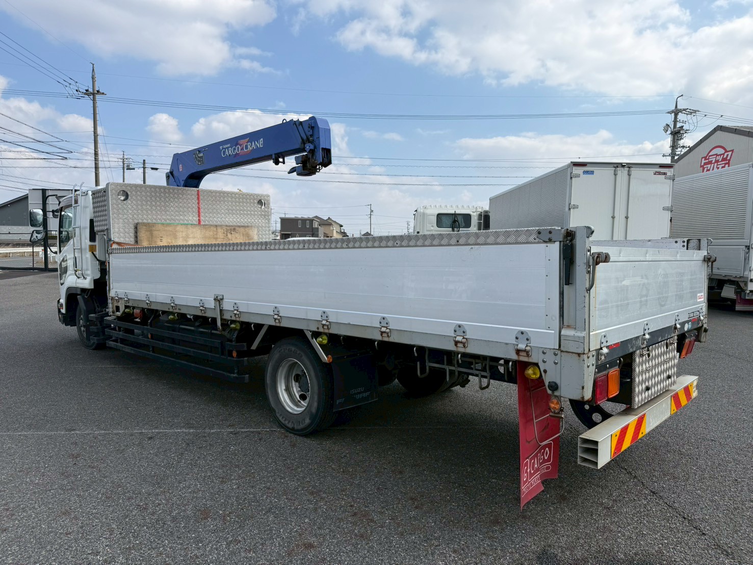 いすゞ 中型増トンワイド  クレーン３段 SKG-FSR90S2