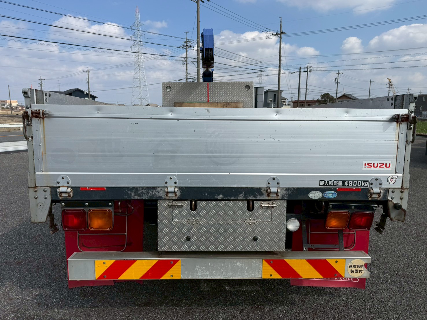 いすゞ 中型増トンワイド  クレーン３段 SKG-FSR90S2