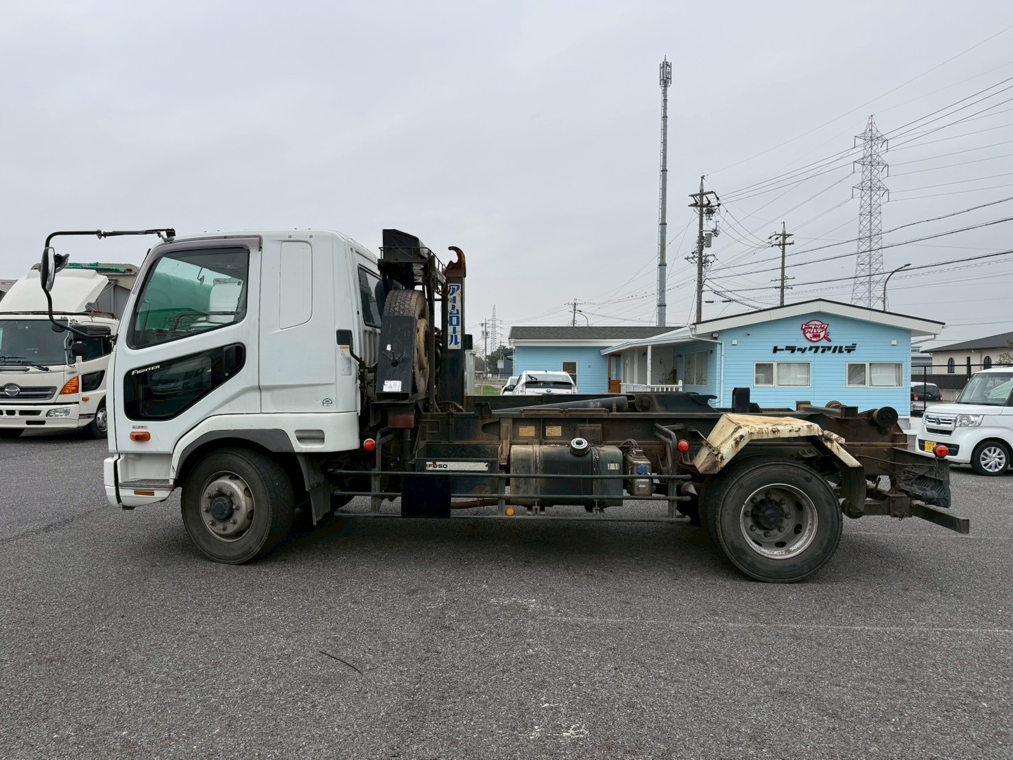 三菱 中型増トン標準  アームロール LKG-FK62FZ