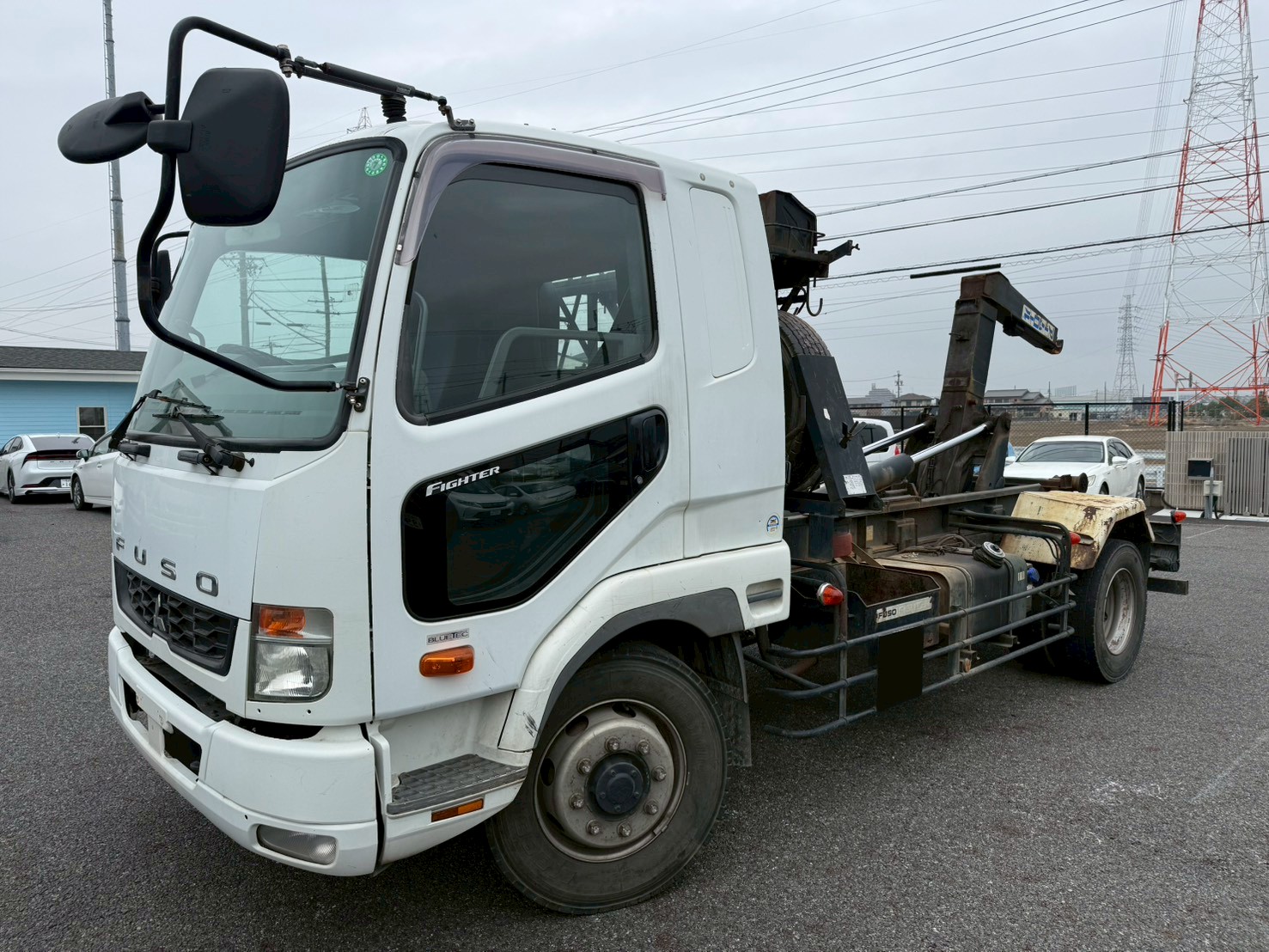 三菱 中型増トン標準  アームロール LKG-FK62FZ