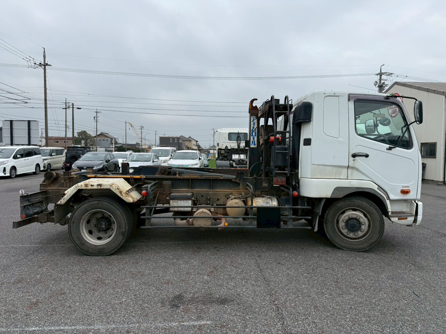 三菱 中型増トン標準  アームロール LKG-FK62FZ