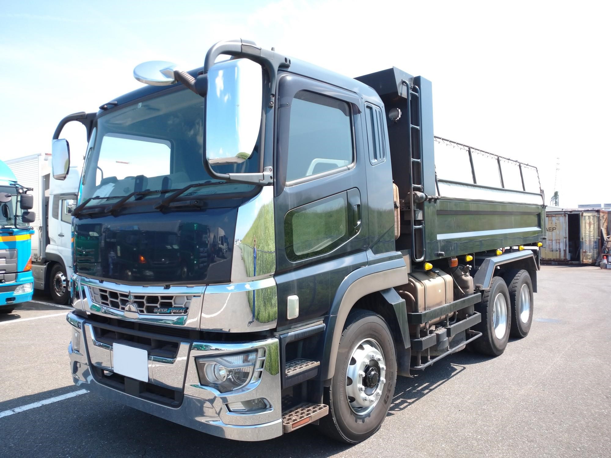 三菱 大型 スーパーグレート ダンプ 2PG-FV70HX