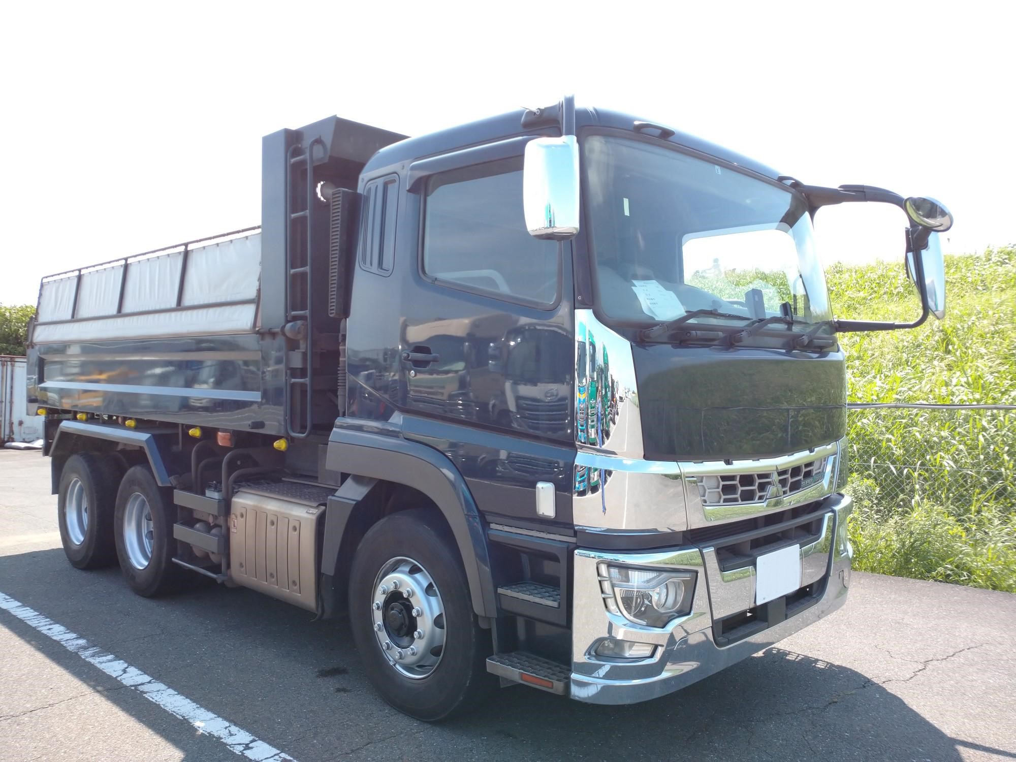 三菱 大型 スーパーグレート ダンプ 2PG-FV70HX