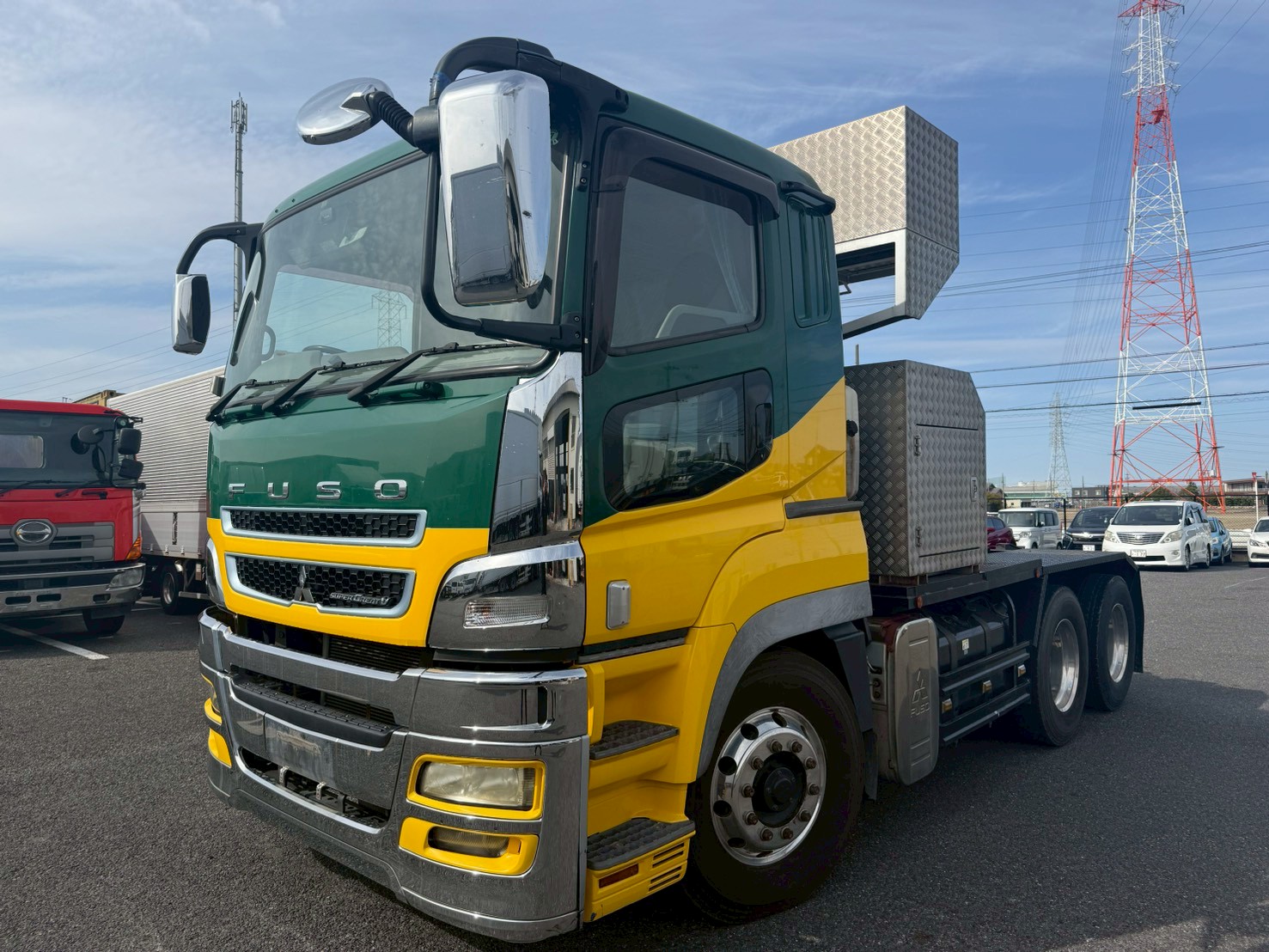 三菱 10t超 スーパーグレート トラクタ QKG-FV60VJR