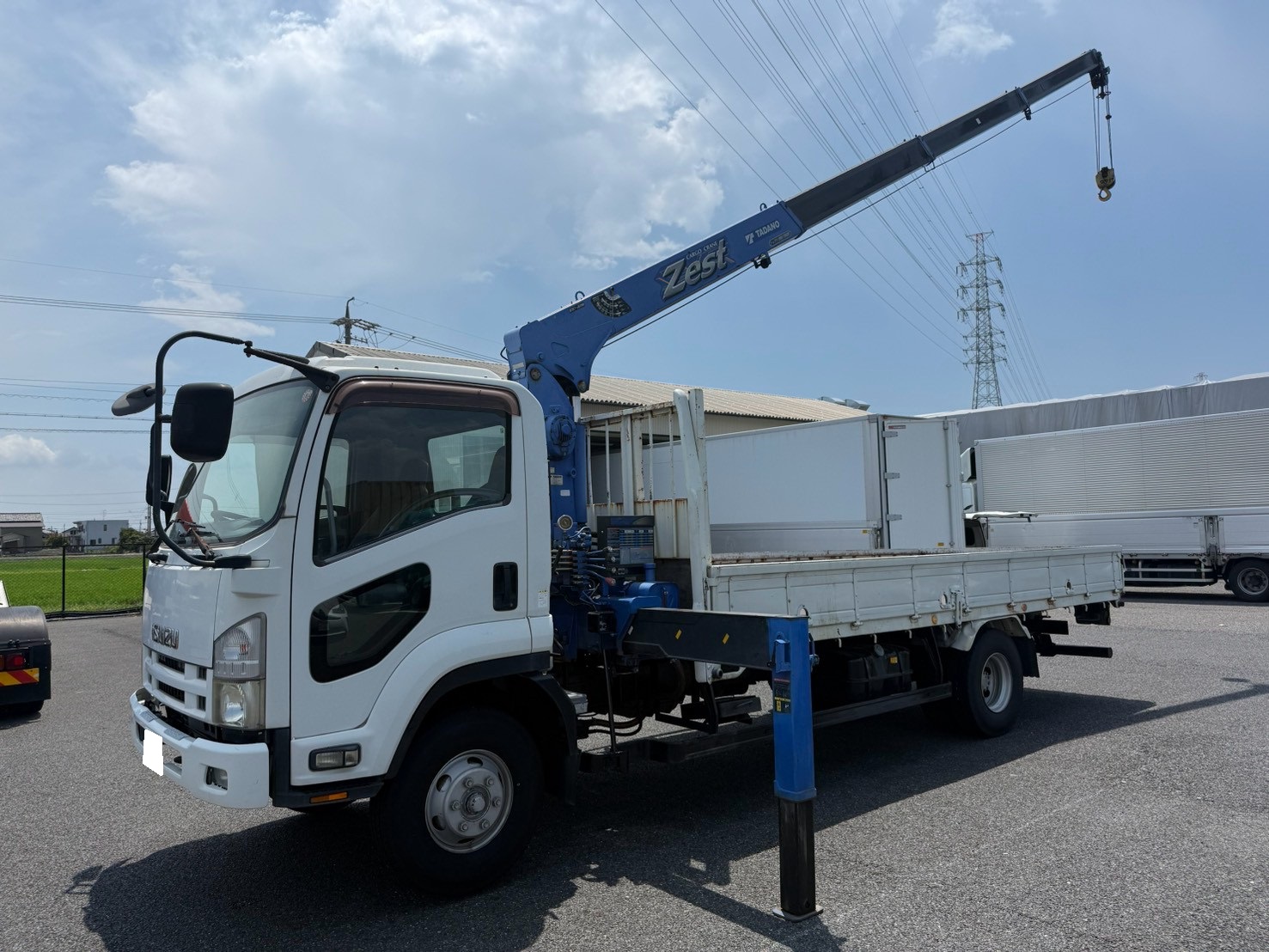 いすゞ 中型標準  クレーン４段 PKG-FRR90S1