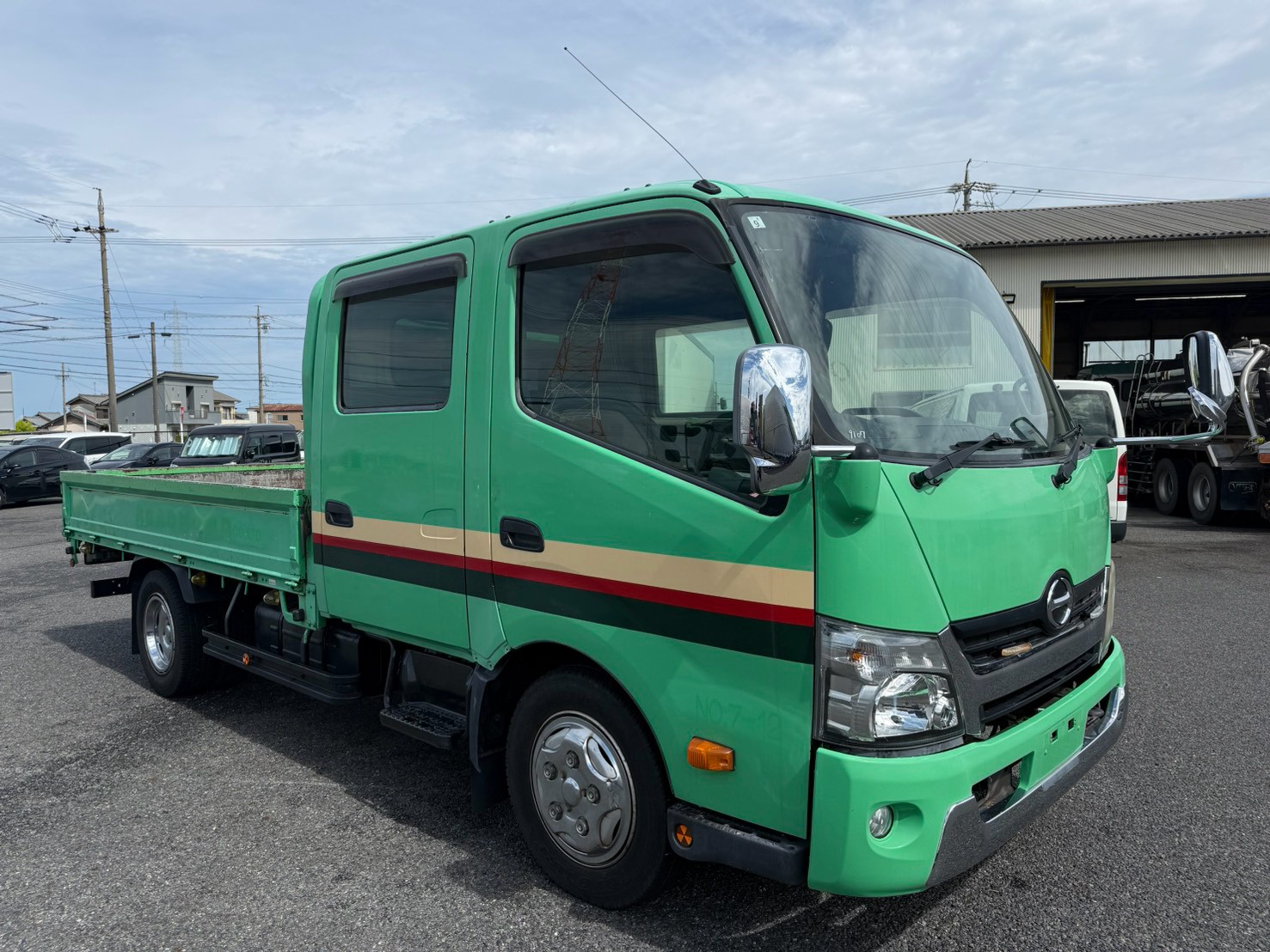 日野 小型ワイド  平ボディ TKG-XZU710M