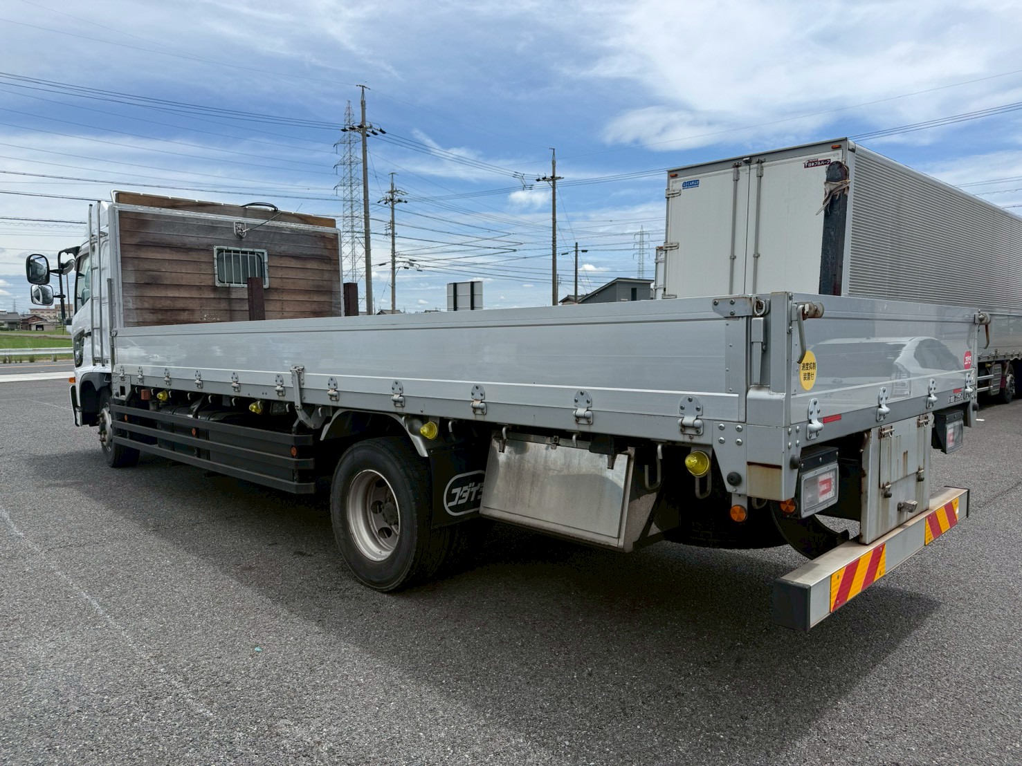 日野 中型増トンワイド  平ボディ 2PG-FE2ABG