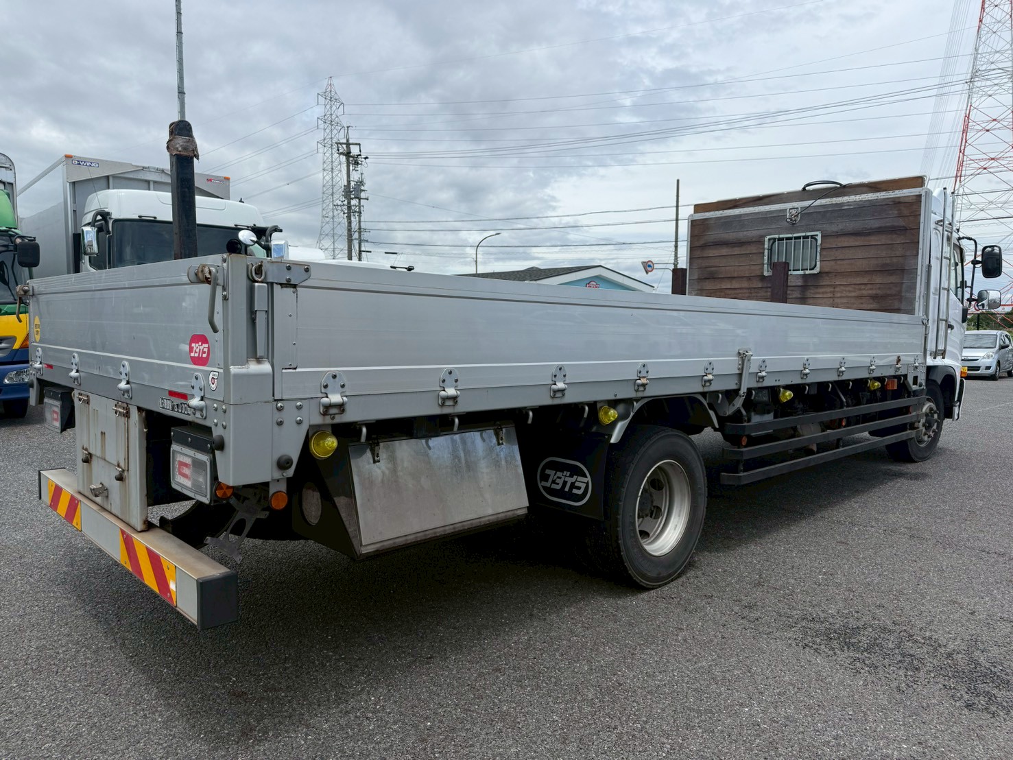 日野 中型増トンワイド  平ボディ 2PG-FE2ABG