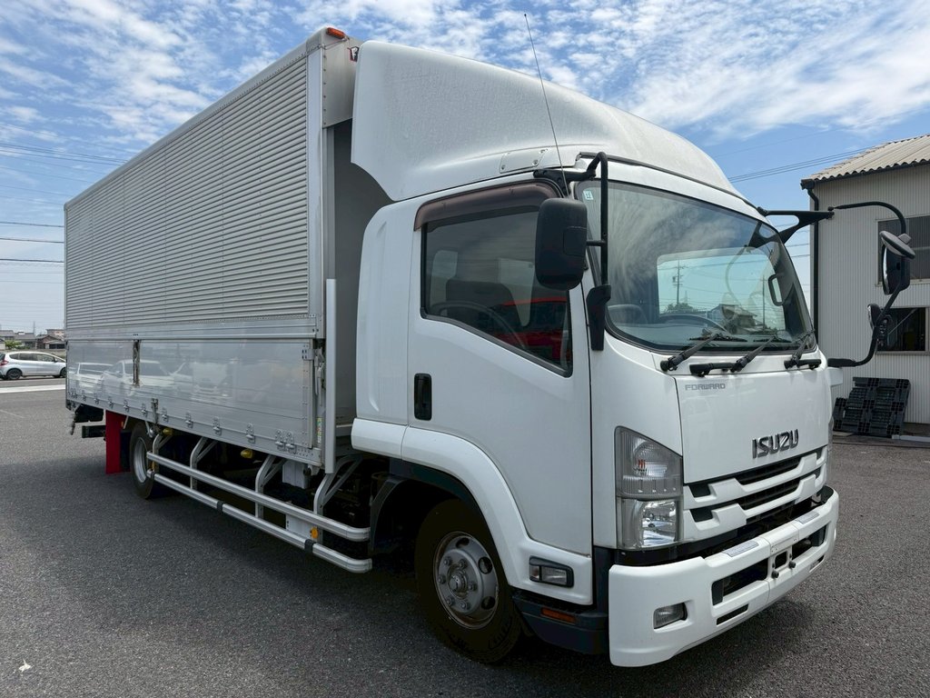 いすゞ 中型ワイド  アルミウィング TKG-FRR90T2